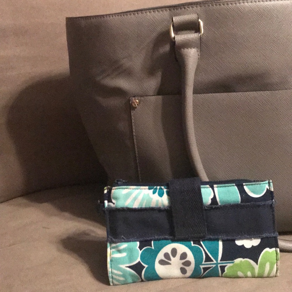 Blue and Green Thirty-One Wallet